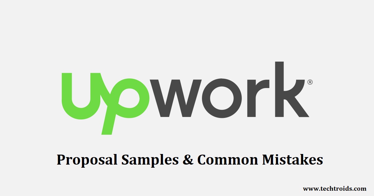 Upwork Proposal Samples and Common Mistakes