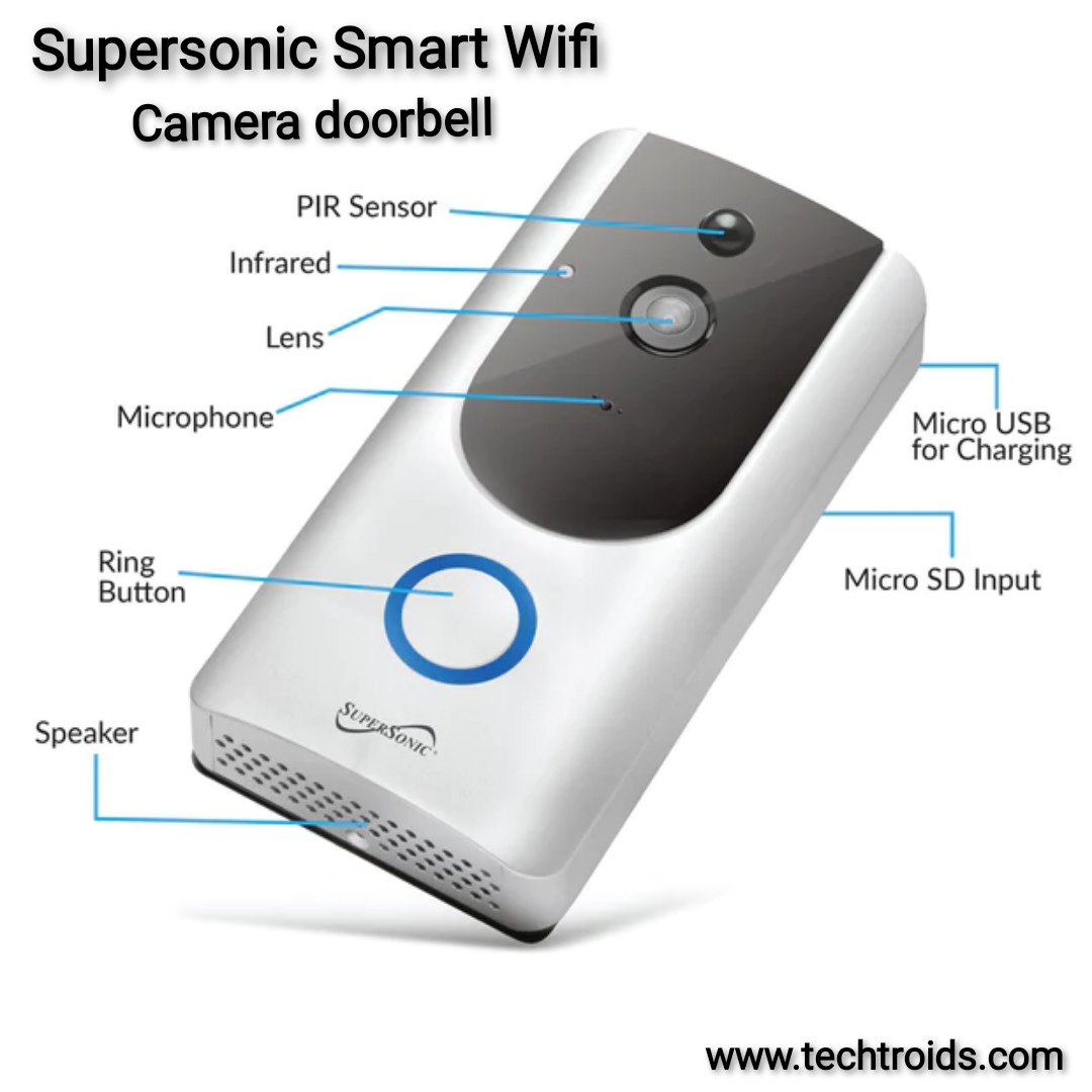 Supersonic Smart wifi Camera Doorbell